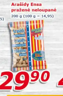 ESO MARKET ARASÍDY Ensa pražené neloupané nabídka
