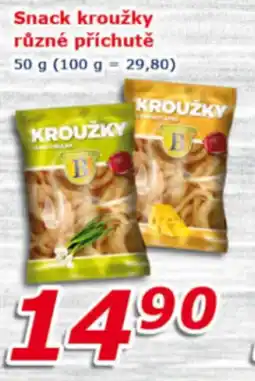 ESO MARKET Snack kroužky různé příchutě nabídka