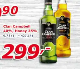 ESO MARKET CLAN CAMPBELL 40%, Honey 35% nabídka