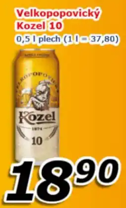 ESO MARKET KOZEL 10 Velkopopovický nabídka