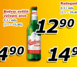 ESO MARKET BUDVAR Světlé výčepní pivo nabídka