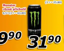 ESO MARKET MONSTER Různé příchutě nabídka