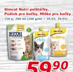 ESO MARKET Gimcat nutri polštářky, pudink pro kočky, mléko pro kočky nabídka