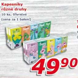 ESO MARKET Kapesníky různé druhy nabídka