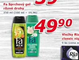 ESO MARKET FA Sprchový gel různé druhy nabídka