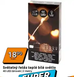 Action Světelný řetěz teplé bílé světlo nabídka