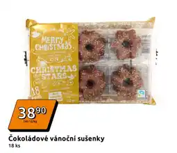 Action Čokoládové vánoční sušenky nabídka