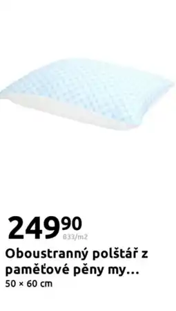 Action Oboustranný polštář z paměťové pěny my nabídka
