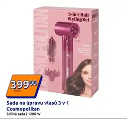 Action Sada na úpravu vlasů 3 v 1 cosmopolitan nabídka