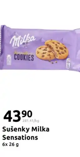 Action Sušenky milka sensations nabídka