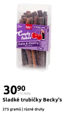 Action Sladké trubičky becky's nabídka