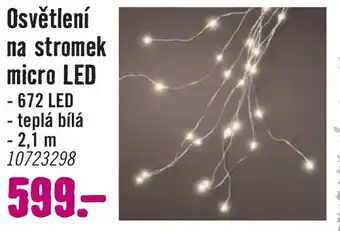 Osvětlení na stromek micro led