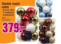 Hornbach Skleněné vánoční ozdoby nabídka