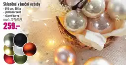 Hornbach Skleněné vánoční ozdoby nabídka