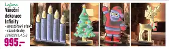 Vánoční dekorace infinity