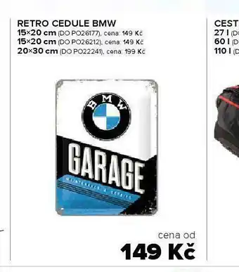 Retro cedule bmw