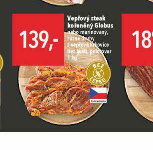 Globus Vepřový steak kořeněný nabídka