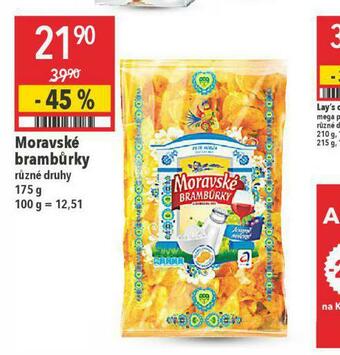 Globus Moravské brambůrky nabídka