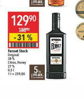 Globus Fernet stock nabídka