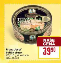 Billa Franz Josef Tuňák steak 170/120 g nabídka