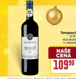 Billa Tarapacá 0,75l nabídka