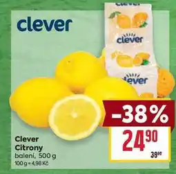 Billa Clever Citrony balení, 500 g nabídka