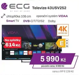 Expert ECG Televize 43USV252 nabídka