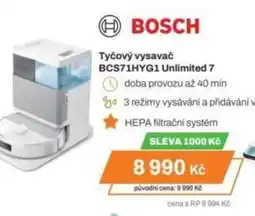 Expert BOSCH Tyčový vysavač BCS71HYG1 Unlimited 7 nabídka