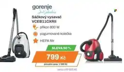 Expert Gorenje Sáčkový vysavač VCEB11CXRII nabídka