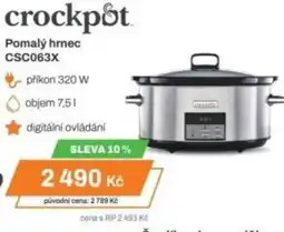 Expert Crockpot Pomalý hrnec CSC063X nabídka