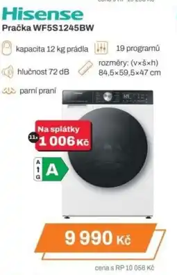 Expert Hisense Pračka WF5S1245BW nabídka