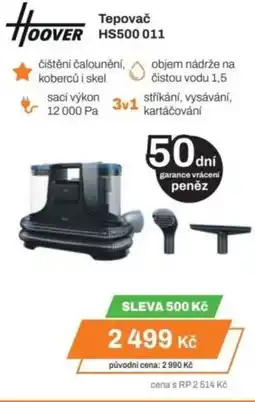 Expert HOOVER Tepovač HS500 011 nabídka