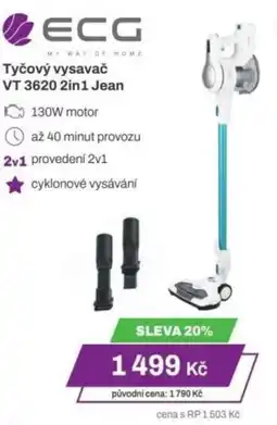 Expert ECG Tyčový vysavač VT 3620 2in1 Jean nabídka