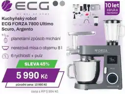 Expert ECG Kuchyňský robot ECG FORZA 7800 Ultimo Scuro, Argento nabídka