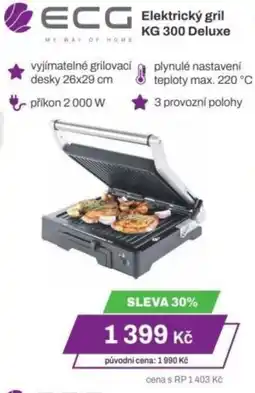 Expert ECG Elektrický gril KG 300 Deluxe nabídka