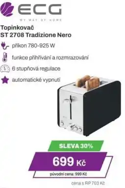 Expert ECG Topinkovač ST 2708 Tradizione Nero nabídka