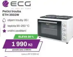 Expert ECG Pečící trouba ETH 3502W nabídka