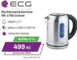 Expert ECG Rychlovarná konvice RK 1785 Colore nabídka