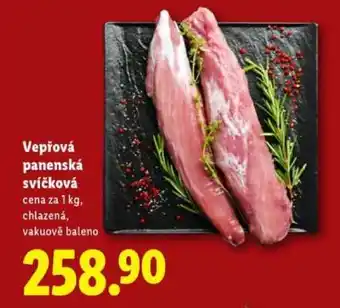 Vepřová panenská svíčková