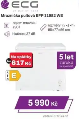 Expert ECG Mraznička pultová EFP 11982 WE nabídka