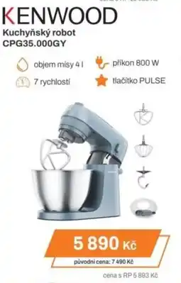 Expert KENWOOD Kuchyňský robot CPG35.000GY nabídka