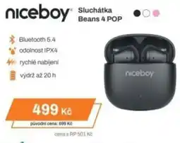 Expert Niceboy Sluchátka Beans 4 POP nabídka