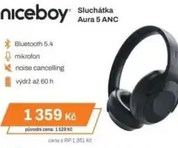 Expert Niceboy Sluchátka Aura 5 ANC nabídka