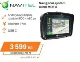 Expert NAVITEL Navigační systém G590 MOTO nabídka