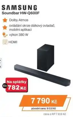 Expert SAMSUNG Soundbar HW-Q600F nabídka