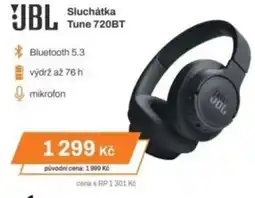Expert JBL Sluchátka Tune 720BT nabídka
