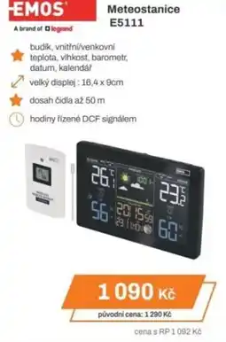 Expert EMOS Meteostanice E5111 nabídka