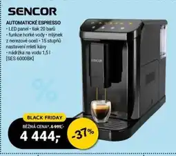 Planeo Elektro SENCOR Automatické espresso nabídka