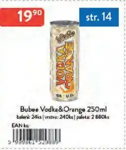 Qanto Bubee Vodka&Orange nabídka