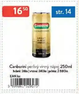 Qanto Canborini perlivý vinný nápoj nabídka